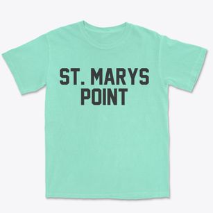 St. Marys Point Minnesota Classic Block Premium Heavyweight T-shirt