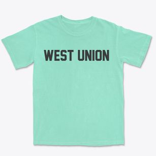 West Union New York Classic Block Premium Heavyweight T-shirt
