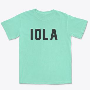Iola Illinois Classic Block Premium Heavyweight T-shirt