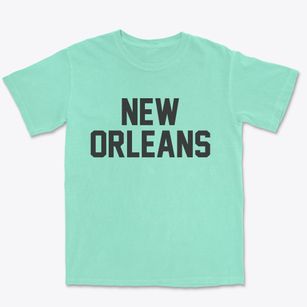New Orleans Louisiana Classic Block Premium Heavyweight T-shirt
