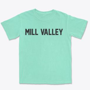Mill Valley California Classic Block Premium Heavyweight T-shirt