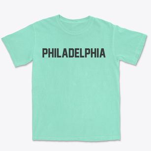 Philadelphia Pennsylvania Classic Block Premium Heavyweight T-shirt