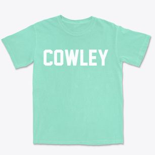Cowley Wyoming Classic Block Premium Heavyweight T-shirt