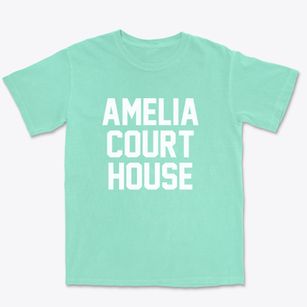 Amelia Court House Virginia Classic Block Premium Heavyweight T-shirt
