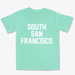 South San Francisco California Classic Block Premium Heavyweight T-shirt