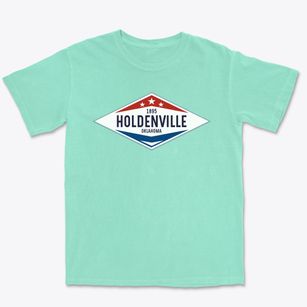 Holdenville Oklahoma Diamond Star Premium Heavyweight T-shirt