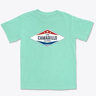Camarillo California Diamond Star Premium Heavyweight T-shirt