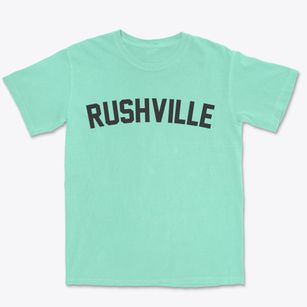 Rushville Indiana Classic Curve Premium Heavyweight T-shirt