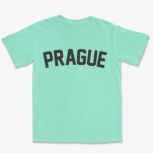 Prague Oklahoma Classic Curve Premium Heavyweight T-shirt