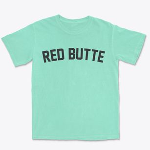 Red Butte Wyoming Classic Curve Premium Heavyweight T-shirt