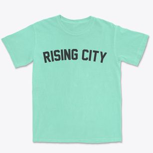 Rising City Nebraska Classic Curve Premium Heavyweight T-shirt