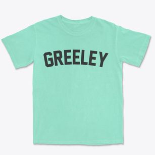 Greeley Colorado Classic Curve Premium Heavyweight T-shirt
