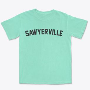 Sawyerville Illinois Classic Curve Premium Heavyweight T-shirt