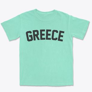 Greece New York Classic Curve Premium Heavyweight T-shirt