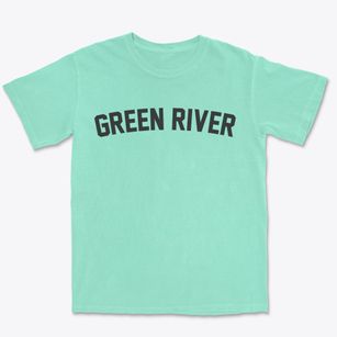 Green River Wyoming Classic Curve Premium Heavyweight T-shirt