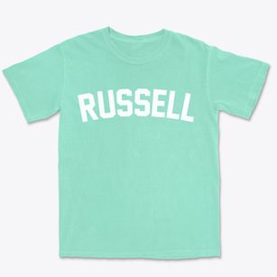 Russell Massachusetts Classic Curve Premium Heavyweight T-shirt