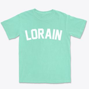 Lorain Ohio Classic Curve Premium Heavyweight T-shirt