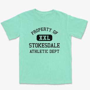Stokesdale North Carolina Athletic Dept Premium Heavyweight T-shirt