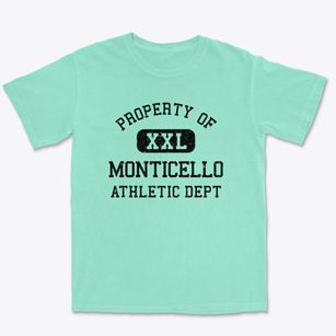 Monticello Indiana Athletic Dept Premium Heavyweight T-shirt