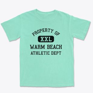 Warm Beach Washington Athletic Dept Premium Heavyweight T-shirt