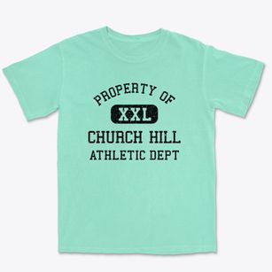 Church Hill Pennsylvania Athletic Dept Premium Heavyweight T-shirt