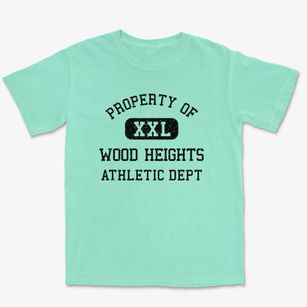 Wood Heights Missouri Athletic Dept Premium Heavyweight T-shirt