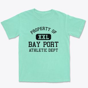 Bay Port Michigan Athletic Dept Premium Heavyweight T-shirt