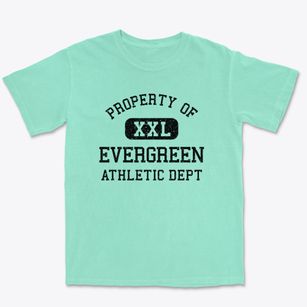 Evergreen North Carolina Athletic Dept Premium Heavyweight T-shirt