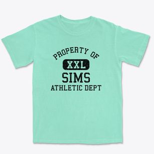 Sims North Carolina Athletic Dept Premium Heavyweight T-shirt