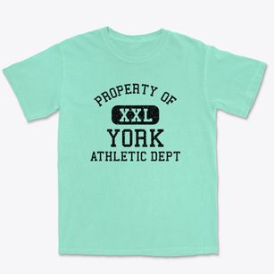 York Maine Athletic Dept Premium Heavyweight T-shirt