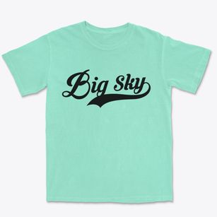 Big Sky Montana Vintage Team Premium Heavyweight T-shirt