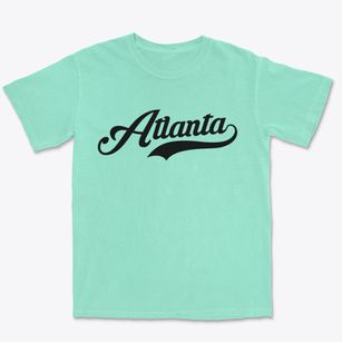 Atlanta Georgia Vintage Team Premium Heavyweight T-shirt
