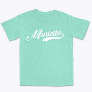 Marietta Georgia Vintage Team Premium Heavyweight T-shirt