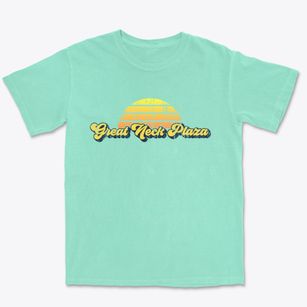 Great Neck Plaza New York Sublime Sunset Premium Heavyweight T-shirt