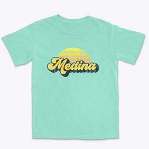 Medina New York Sublime Sunset Premium Heavyweight T-shirt