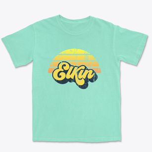 Elkin North Carolina Sublime Sunset Premium Heavyweight T-shirt