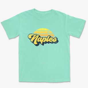 Naples Maine Sublime Sunset Premium Heavyweight T-shirt
