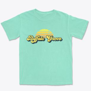 Buffalo Grove Illinois Sublime Sunset Premium Heavyweight T-shirt