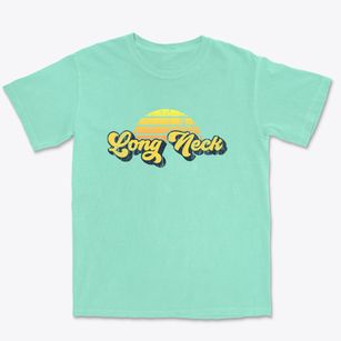 Long Neck Delaware Sublime Sunset Premium Heavyweight T-shirt
