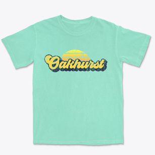 Oakhurst Oklahoma Sublime Sunset Premium Heavyweight T-shirt