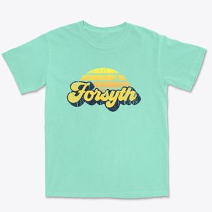 Forsyth Missouri Sublime Sunset Premium Heavyweight T-shirt