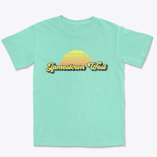 Jamestown West New York Sublime Sunset Premium Heavyweight T-shirt