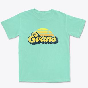 Evans Georgia Sublime Sunset Premium Heavyweight T-shirt