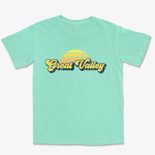 Great Valley New York Sublime Sunset Premium Heavyweight T-shirt