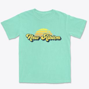 New Albion New York Sublime Sunset Premium Heavyweight T-shirt