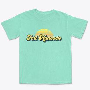 Fort Hancock Texas Sublime Sunset Premium Heavyweight T-shirt