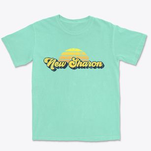 New Sharon Iowa Sublime Sunset Premium Heavyweight T-shirt
