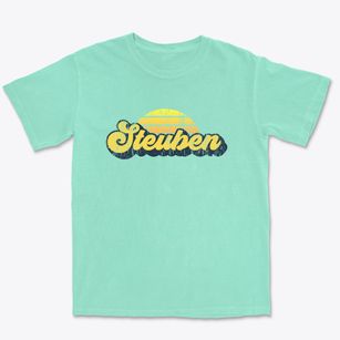 Steuben Maine Sublime Sunset Premium Heavyweight T-shirt