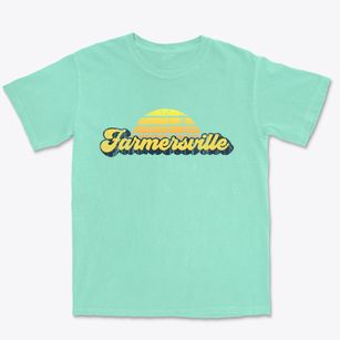 Farmersville New York Sublime Sunset Premium Heavyweight T-shirt