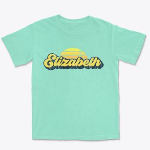 Elizabeth New Jersey Sublime Sunset Premium Heavyweight T-shirt